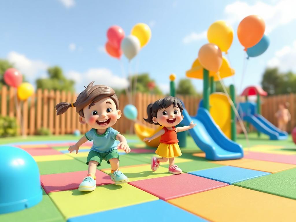 Outdoor playground fun